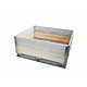 Palletrand 1200x1000x200mm - hout - 2 plankdelen met 4 scharnieren