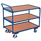 Tafelwagen 1125x625x1010mm - 3 laadvlakken - licht