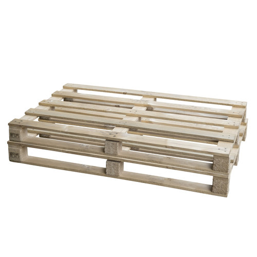 Eenmalige pallet 1200x800x120mm - hout, gebruikt