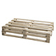 Eenmalige pallet 1200x800x120mm - hout, gebruikt