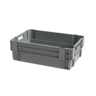 Euronorm stapelbak 600x400x200mm - 35 liter - gesloten
