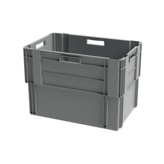 Draaistapelbak 600x400x420mm - 80 liter - gesloten