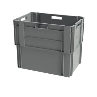 Bac Euronorm 600x400x500mm - 95 Litres - Parois fermées