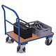 Plateauwagen 950x450x945mm - met duwbeugel, licht
