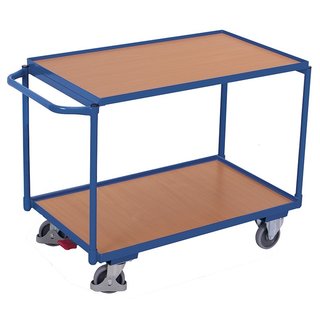 Tafelwagen 1025x525x850mm - 2 laadvlakken, licht