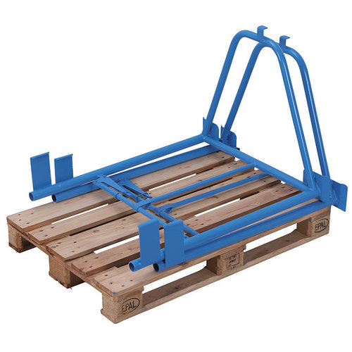 Opzetrand 1200x1000x800mm - metaal, met klemfunctie