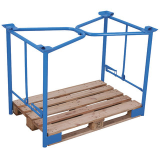Opzetrand 1200x1000x800mm - metaal, met klemfunctie