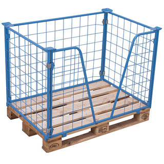 Draadopzetwand 1200x1000x800mm - met V-opening