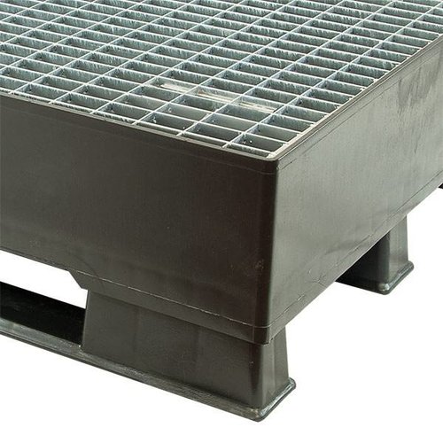 Grille 1180x780x162mm - métal - pour bac de rétention 25838