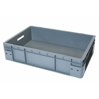 Euronorm stapelbak 600x400x150mm - 30 liter, gesloten