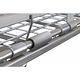 Gebruikte nestbare 2-heks retailrolcontainer 800x700x1770mm - met spanbanden