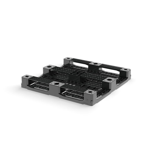 Palette chimique CP3 1140x1140x150 mm - HDPE, pont ouvert, 1400 kg