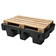 Bac de rétention en plastique 1310x910x380mm - support 2 barils