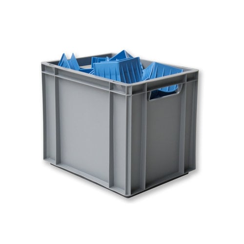 Bac Euronorm en plastique 400x300x325 mm - Fermé, empilable