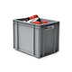 Bac Euronorm en plastique 400x300x325 mm - Fermé, empilable