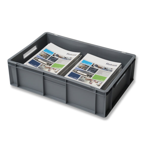 Bac norme Euro en plastique 600x400x170mm - empilable