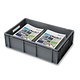 Bac norme Euro en plastique 600x400x170mm - empilable
