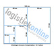 Bac norme Euro en plastique 600x400x170mm - empilable
