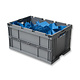 Bac plastique pliable de distribution 600x400x320mm - empilable
