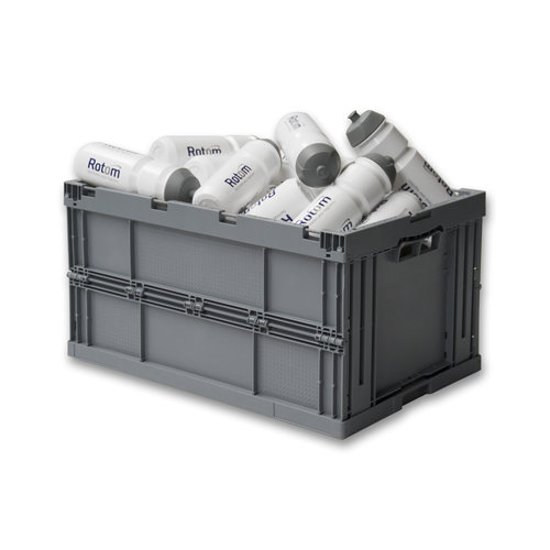 Bac plastique pliable de distribution 600x400x320mm - empilable