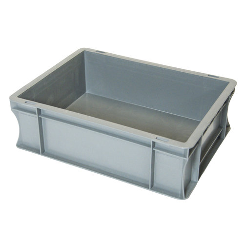 Euronorm stapelbak 400x300x120mm - 10 liter, gesloten