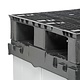 Caisse-palette pliable en plastique 1220x820x928mm