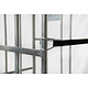Rolcontainer 3-heks met klemhekken + spanband - 810x680x1680mm