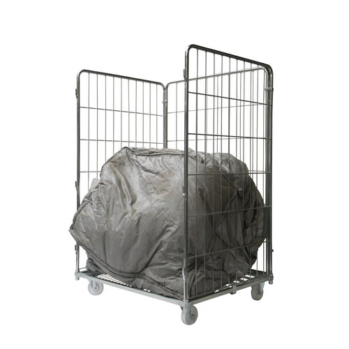 Roll conteneur blanchisserie de dimensions 1200x1000x1800mm