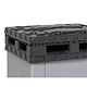 Caisse palette industrielle pliable en plastique, 1227x1027x965mm