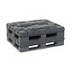 Caisse palette industrielle pliable en plastique, 1227x1027x965mm