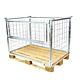 Opzetrand 1200x800x1000mm - metaal - verzinkt, inklapbaar
