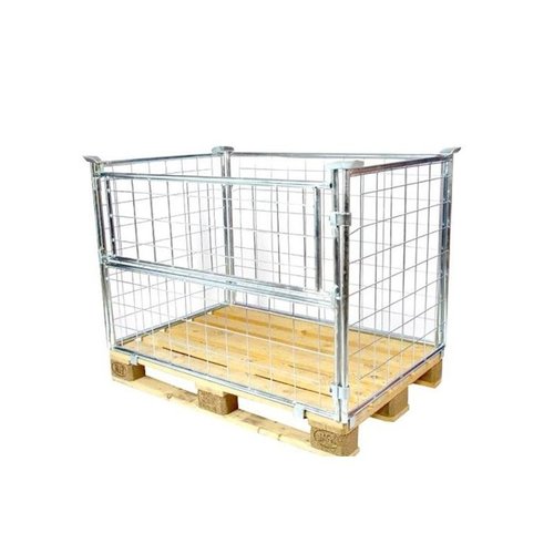 Opzetrand 1200x800x1200mm - metaal - verzinkt, inklapbaar