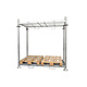 Rack mobile 2025x1180x310mm - Double espace de palette