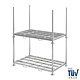 Rack mobile 2025x1180x310mm - Double espace de palette