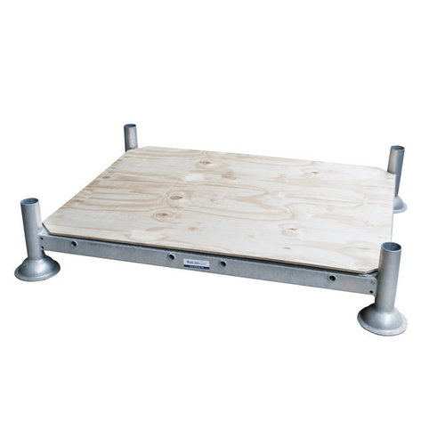 Multiplex plaat 1370x1040x9mm - voor enkel stapelrack - gebruikt