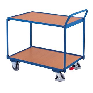 Tafelwagen 1125x625x1010mm - 2 laadvlakken - licht