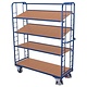 Etagewagen 1510x550x1815mm - 4 laadvlakken - hoog