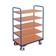 Etagewagen 1060x600x1530mm - 5 laadvlakken - hoog