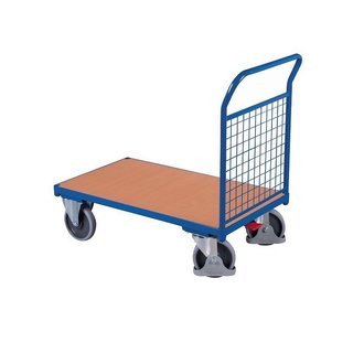 Plateauwagen 1325x800x1015mm - met draadwandbeugel