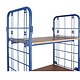 Chariot étagères 1185x720x1820mm  - 4 étages