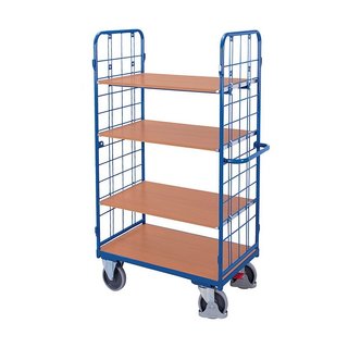 Etagewagen 1185x720x1820mm  - 4 laadvlakken
