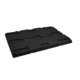 Kunststof oplegdeksel voor palletboxen en opzetranden 1200x810 mm - zwart