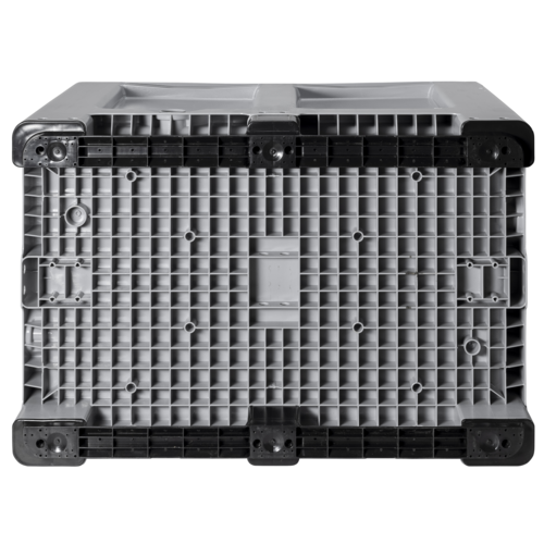 Palletbox 1200x800x800mm - 2 sledes, gesloten