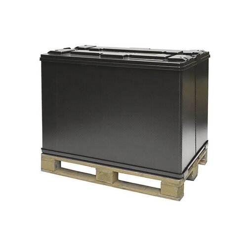 Caisse palette - 1200x800x790mm, PE/PP, pliable