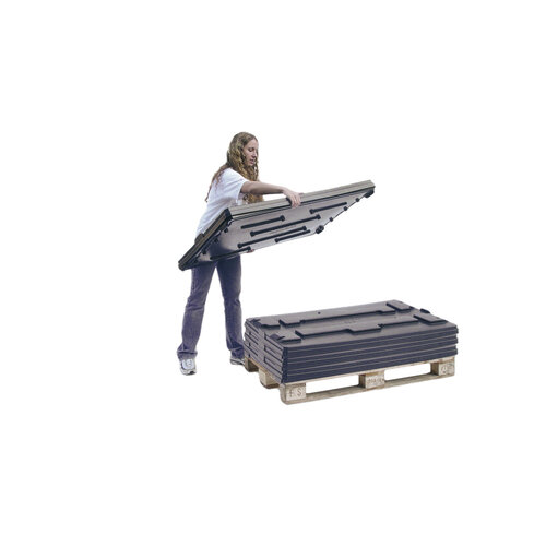 Palletbox - 1200x800x790mm, PE/PP, opvouwbaar