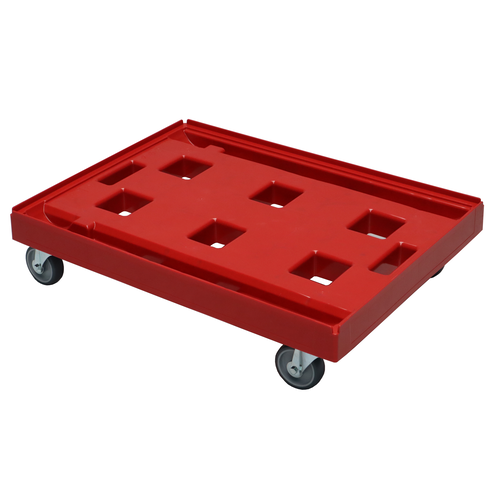 Dolly 810x610x195 mm - kunststof, raster bodem