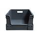 Bac norme Europe empilable 600x400x230mm - 45 litres - avec poignées ouvertes