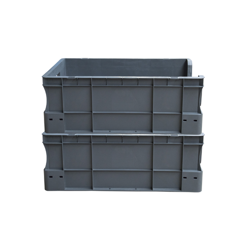 Bac norme Europe empilable 600x400x230mm - 45 litres - avec poignées ouvertes
