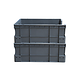 Bac norme Europe empilable 600x400x230mm - 45 litres - avec poignées ouvertes