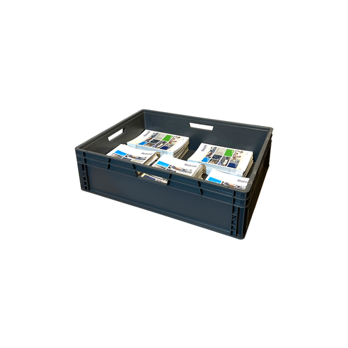 Bac Euronorme 800x600x230mm - 92 litres - fermé